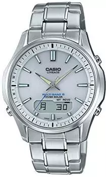 Часы Lineage Radio Solar Silver [Casio] [] LCW-M100DE-7AJF Мужские белый