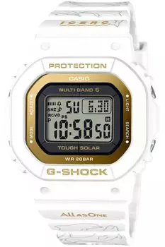 Часы Love Sea and The Earth Eye Search Japan Collaboration Model Radio Solar White x Gold [Casio] G-Shock [] GMD-W5601K-7JR женские