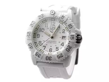 Часы Luminox Navy Seals Snow Patrol с резиновым ремешком 7057 [Luminox] белый-белый-белый. Женские [предметы]
