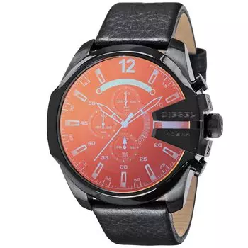 Часы MEGA CHIEF DZ4323 Black [Diesel] Мужские [Товар] красный
