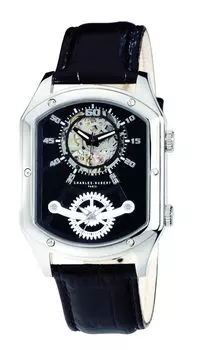 Часы Механические Ручной Завод Кварцевые Черные [Charles Hubert] & 3965-W Мужские чёрный