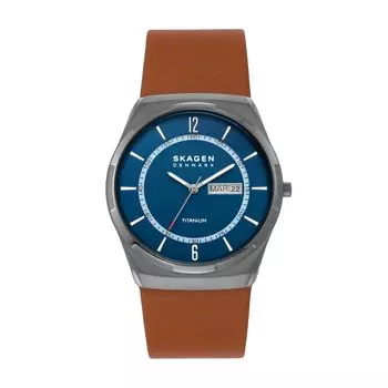 Часы MELBYE TITANIUM SKW6906 Коричневые [Skagen] Мужские коричневый