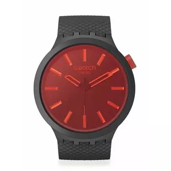 Часы MIDNIGHT MODE SB05B111 Черный [Swatch] чёрный