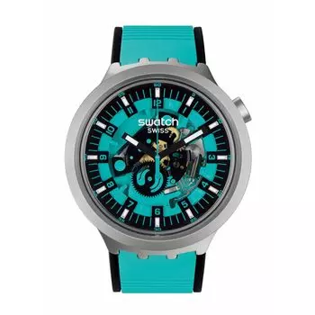 Часы MINT TRIM SB07S111 Зеленые [Swatch] жёлтый