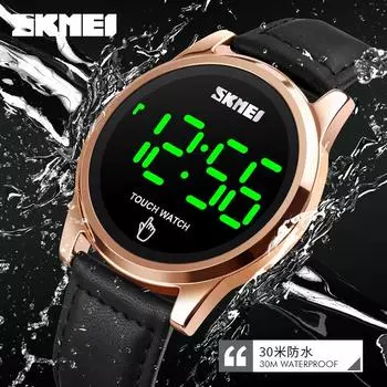 Часы Moment Beauty, многофункциональные, водонепроницаемые, светодиодные, сенсорный экран, электронные часы, деловые, повседневные, мужские часы