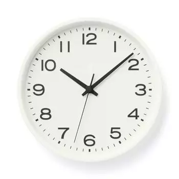 Часы MUJI аналоговые большие белые 44275689, MJ-ACLW2 белый