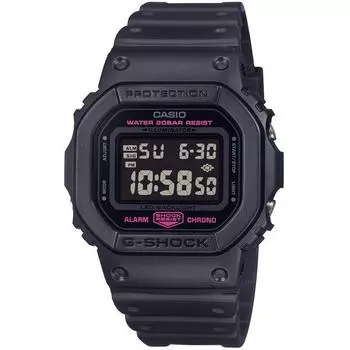 Часы мужские CASIO G-SHOCK DW-5600PK-1JR [G-SHOCK 5600 SERIES Pink Ribbon Model] квадратные, черные