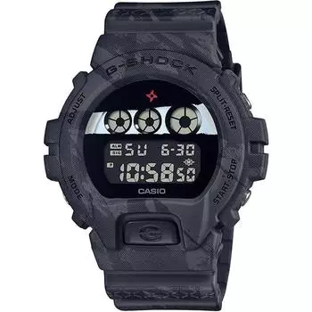 Часы мужские CASIO G-SHOCK DW-6900NNJ-1JR [модель G-SHOCK Ninja Design Motif] круглые, черная смола