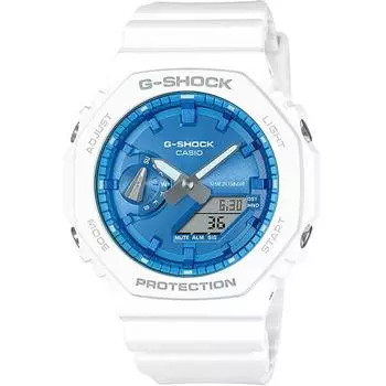 Часы мужские CASIO G-SHOCK GA-2100WS-7AJF [G-SHOCK PRECIOUS HEART SELECTION] круглые белые