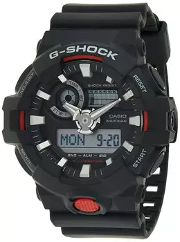 Часы мужские Casio Quartz Resin Casual Black G-Shock, цветные (Модель GA-700-1 ACR)