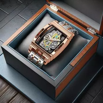 Часы мужские часы Студенческие кварцевые часы Модные спортивные мужские красивые полые часы