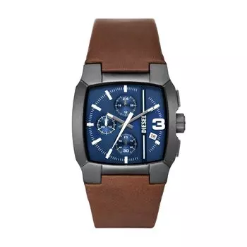 Часы мужские Diesel Analog Silver Dial Modern, коричневые, коричневый