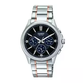 Часы мужские двухцветные с несколькими циферблатами, Two-Tone Multi-Dial Men s Watch, Casio