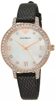 Часы NA AR11485 Черные [Emporio Armani] Женские чёрный