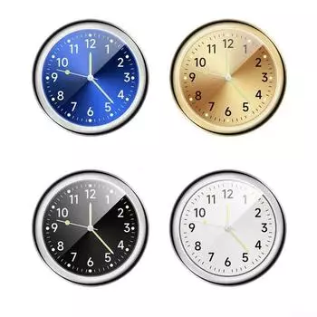 Часы на лодку, маленькие, кварцевые, аналоговые, мини, наклейка белый