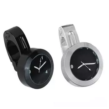 Часы на руль мотоцикла Harley - модифицированная версия из алюминиевого сплава серебряный