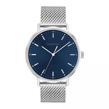 Часы наручные 2021 25200045 серебристые [Calvin Klein] мужские