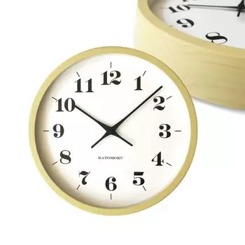 Часы настенные KATOMOKU muku 12 желтые Sweep km-97YE 306 мм (Кварцевые часы)