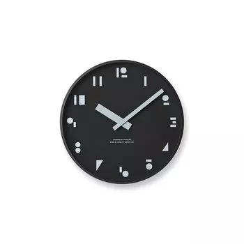Часы настенные Lemnos аналоговые кварцевые MSS черные BK Lemnos диаметр 20 см толщина 4 см M,S,S. СИО21-04 чёрный