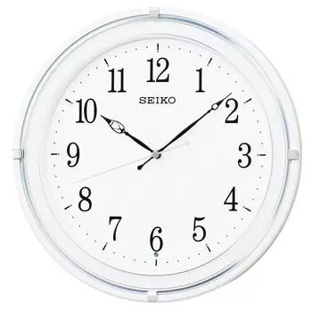 Часы настенные Seiko часы радио аналоговые белые перламутровые KX231W SEIKO KX231W