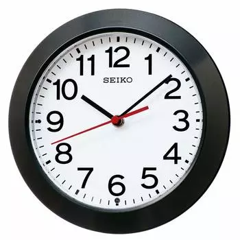 Часы настенные Seiko Clock Double Use Table Clock Radio Wave Analog Black Metalic Body Diameter x KX241K Size 20.3 4.4cm