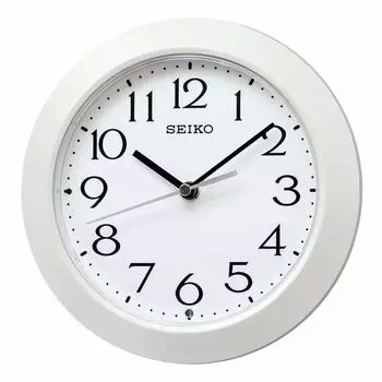 Часы настенные Seiko Clock Double Use Table Clock Radio Wave Analog White Pearl Корпус Диаметр x Размер KX241W 20,3 4,4 см