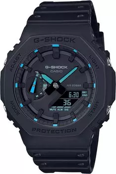 Часы Neon Accent Blue G-Shock GA2100-1A2 мужские синие,