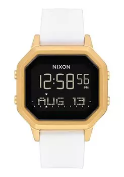 Часы Nixon Siren из нержавеющей стали A1211 Siren SS наручные часы Nixon (Черный/Золотой/Белый)