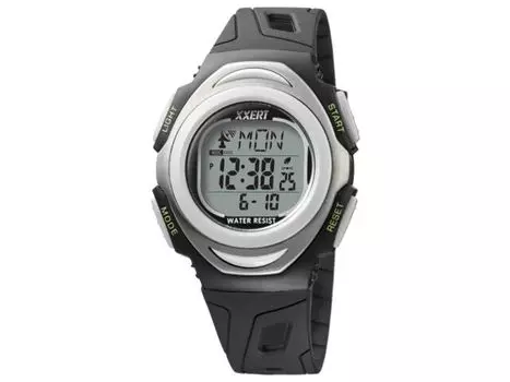 Часы Noa Seimitsu Exert с цифровым радио на солнечной батарее, водонепроницаемые, с уретановым ремнем XXW-501PW