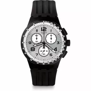 Часы NOCLOUD SUSB103 подлинные импортные черные [Swatch]