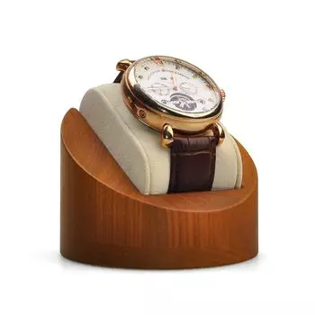 Часы Oirlv Watch 1 Wooden, совместимые с приемлемыми купюрами SM14101, подставка, дисплей, хранение, фотография, роскошь, стильный, (бежевый) бежевый