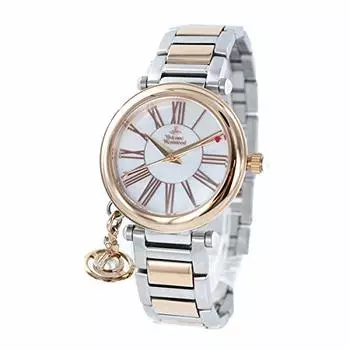 Часы Orb Charm Shell Dial Pink Gold Silver Stainless Steel VV006PRSSL [Vivienne Westwood] женские [Товар]