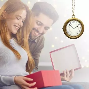 Часы ожерелье золотое ожерелье часы для белого тематического костюма реквизит, большие карманные часы костюм для чаепития, рэпер наряд One Size