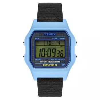 Часы PAC MAN Digital Light Blue Dial Смола Пластик Кварцевые 3 ATM Водонепроницаемость 30MM Часы TW2V94100 Светло-голубой [TIMEX] [Товар] светло-синий