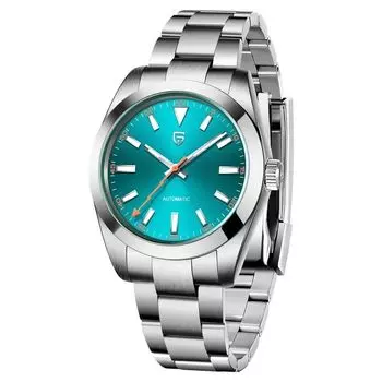 Часы PAGANI DESIGN Сделано в Японии SEIKO Автоматический механизм Корпус Milgauss Водонепроницаемый керамический безель Деловые наручные часы с ремешком из нержавеющей стали синий