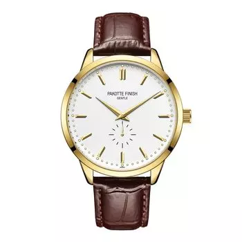 Часы PAKOTTE FINISH Pakotte Finish Модель Calitomara Сделано в Японии Механизм Водонепроницаемый Подарок на день рождения Забавный Гольф Соревнование Бинго Вечеринка Хэллоуин золотой