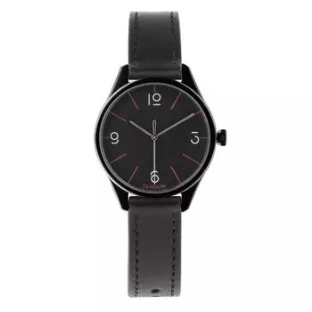 Часы Paulin Geo Mini B, произведенные в Великобритании (черный) Аналоговые кварцевые часы Geo Mini B [Обычный импортный продукт]