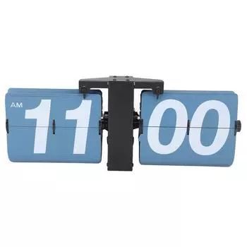 Часы-перевертыш из ПВХ, нержавеющей стали, на батарейках, механические, цифровые, автоматические, откидные, столовые