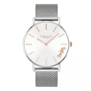 Часы PERRY 14503124 Silver [Coach] Женские серебряный