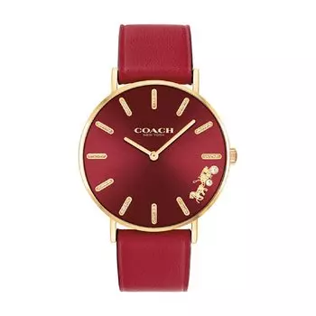 Часы Perry 36 мм Quartz 14503852 Perry Red Leather [Coach] Женские [Товар]