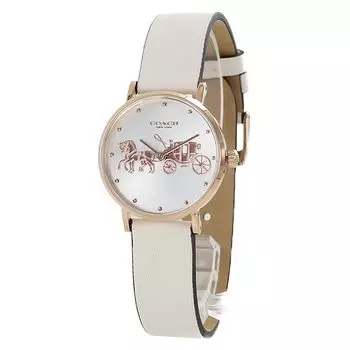 Часы PERRY Кожаный ремень Кожа 14503796 [Coach] Женский [Товар]