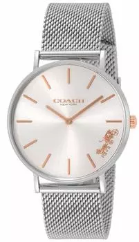 Часы PERRY Silver Dial Stainless Steel Quartz 36MM 14503124 [Coach] Женские [Товар] серебряный