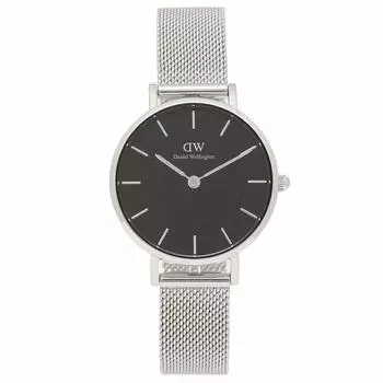 Часы Pettit 28 мм унисекс кварцевые Daniel Wellington Silver [Daniel Wellington] женские мужские (3)DW00600218 [Предмет]