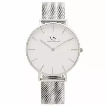 Часы Pettit 36 мм унисекс кварцевые Daniel Wellington Silver [Daniel Wellington] женские мужские (1)DW00600306 [Предмет]
