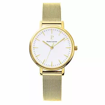 Часы Pierre Lannier Коллекция Symphony Mesh Belt P093L508 Импортное золото [Pierre Lannier] Женские [Обычный продукт]