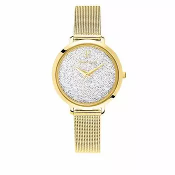 Часы Pierre Lannier Petite Crystal Watch Mesh Strap P105J508 Импортное золото [Pierre Lannier] Женские [Обычный продукт] золотой