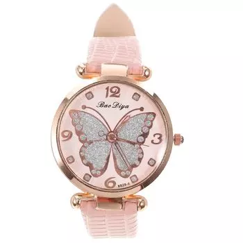 Часы POPETPOP для осмотра рук Butterfly Pu, детские, для девочек, женские, украшения, диаграммы, детские розовый