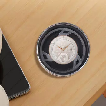 Часы Поверхностный Ящик Для Хранения Женщин Мужчин Портативный Контейнер, Прозрачная Верхняя Крышка Компактный Органайзер 4cmx1.2cm