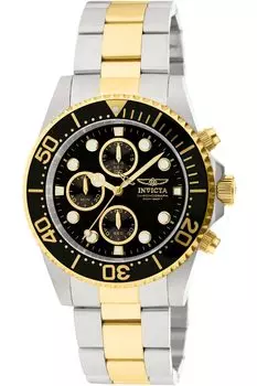 Часы Pro Diver Chronograph 1772 подлинный импортный продукт черный [Invicta] мужские [товары]