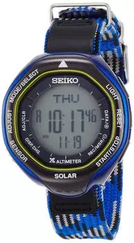 Часы Prospex Winter Design Limited Model с функцией записи данных о скалолазании Solar SBEB041 Blue [Seiko Watch]